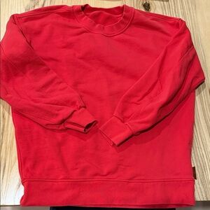 lululemon athletica Perfectly Oversized Crew in Red Hot